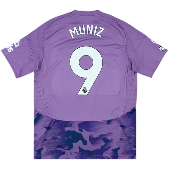 2024-25 Fulham Match Issue Third Shirt Muniz #9