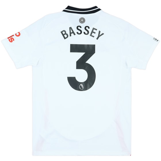 2024-25 Fulham Match Issue Home Shirt Bassey #3