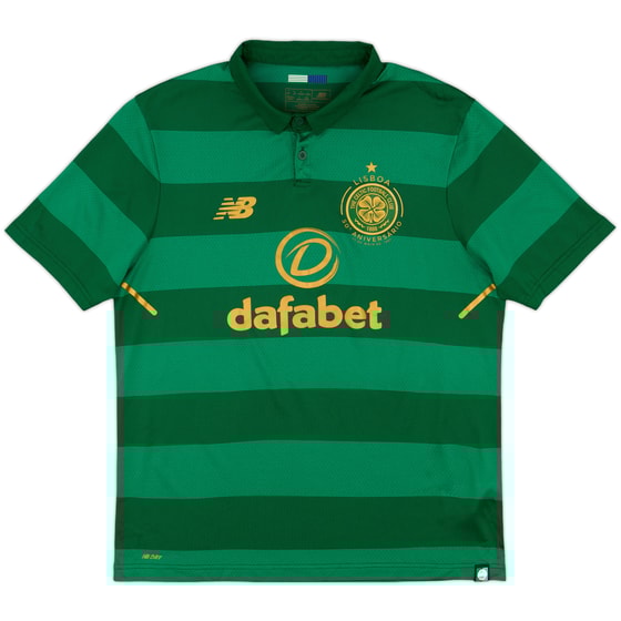2017-18 Celtic 'Lisbon Lions 50th Anniversary' Away Shirt - 9/10 - (M)