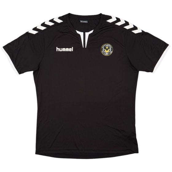 2021-22 Newport County Hummel Training Shirt - 9/10 - (XL)