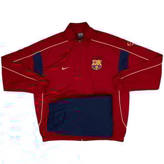 2002-03 Barcelona Nike Tracksuit - 8/10 - (XL)