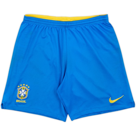 2018-19 Brazil Home Shorts - 5/10 - (M)