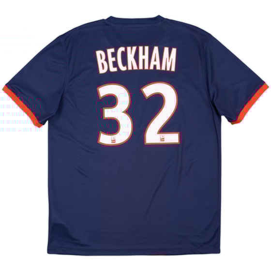 2013-14 Paris Saint-Germain Home Shirt Beckham #32 - 9/10 - (L)