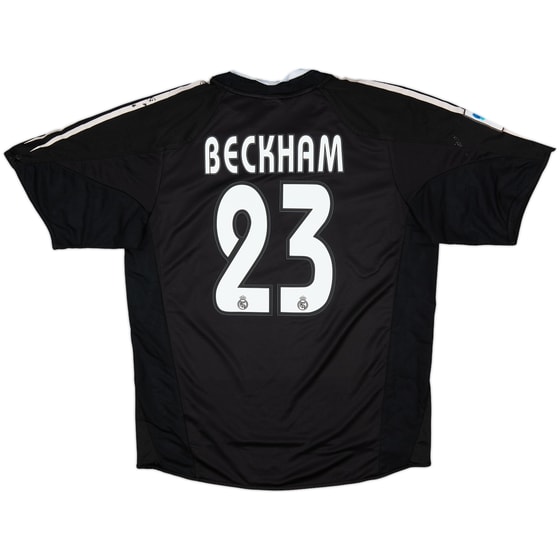 2004-05 Real Madrid Away Shirt Beckham #23 - 7/10 - (M)