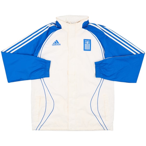 2005-06 Greece adidas Hooded Rain Jacket - 5/10 - (S/M)