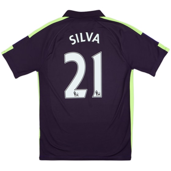 2014-15 Manchester City Third Shirt Silva #21 - 6/10 - (M)