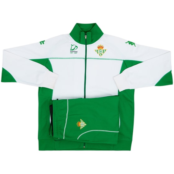 2007-08 Real Betis Kappa Tracksuit - 8/10 - (XL)