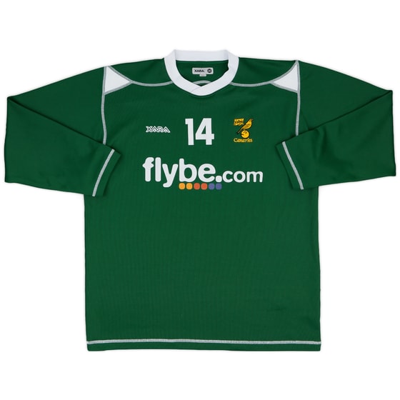 2006-07 Norwich Player Issue Xara Sweat Top #14 - 7/10 - (L)