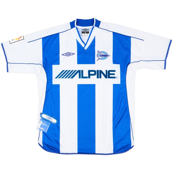 2002-03 Alaves Home Shirt (M)