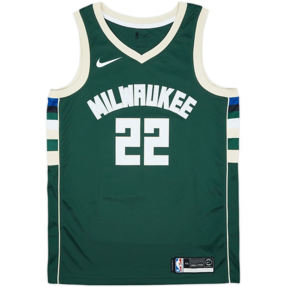 2017-25 Milwaukee Bucks Middleton #22 Nike Swingman Away Jersey - 9/10 - (M)