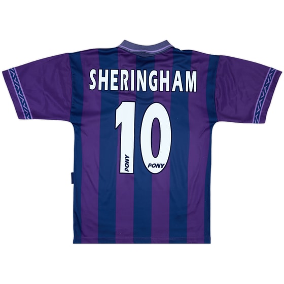 1995-97 Tottenham Away Shirt Sheringham #10 - 7/10 - (S)