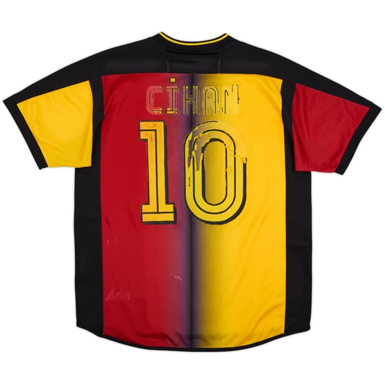 2003-04 Galatasaray Home Shirt Cihan #10 - 3/10 - (M)