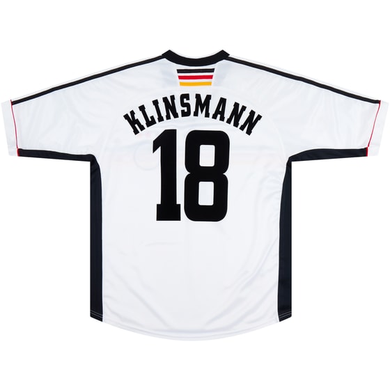 1998-00 Germany Home Shirt Klinsmann #18
