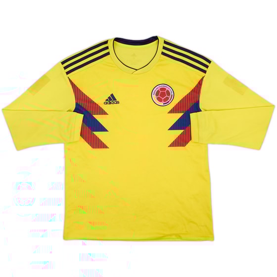 2018-19 Colombia Home L/S Shirt - 5/10 - (S)