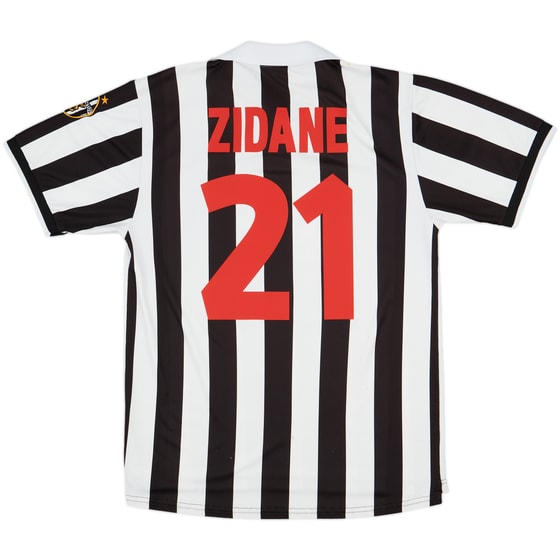 1998-99 Juventus Home Shirt Zidane #21 - 7/10 - (L)