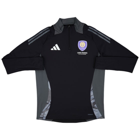2023-24 Orando City Soccer School adidas 1/4 Zip Drill Top - 10/10 - (L)