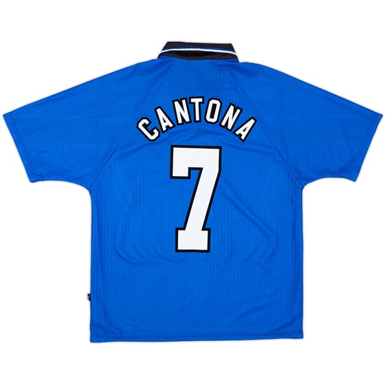 1996-98 Manchester United Third Shirt Cantona #7 - 8/10 - (M)