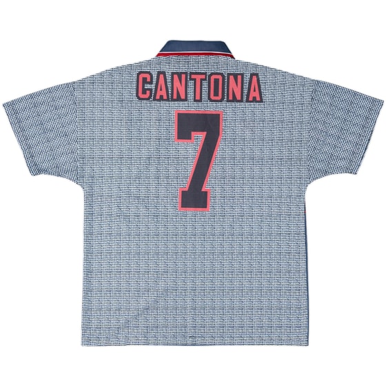 1995-96 Manchester United Away Shirt Cantona #7 - 9/10 - (L)
