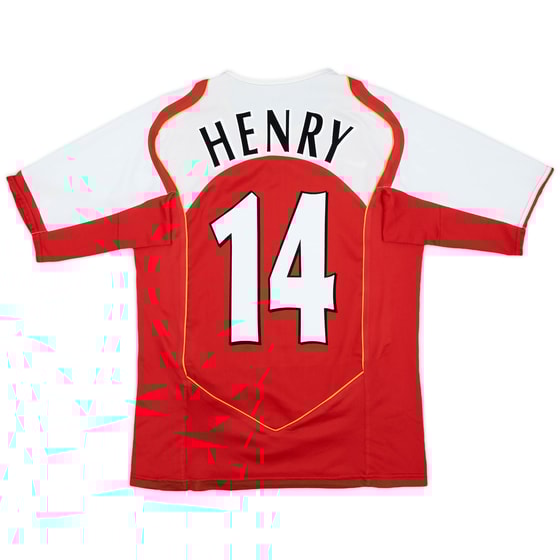 2004-05 Arsenal Home Shirt Henry #14 - 8/10 - (S)