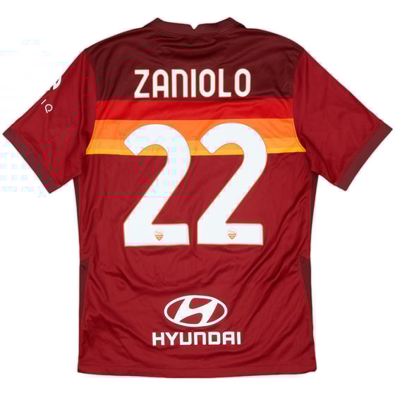 2020-21 Roma Home Shirt Zaniolo #22 - 6/10 - (M)