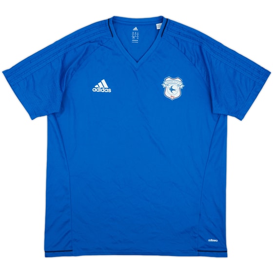 2018-19 Cardiff City adidas Training Shirt - 10/10 - (XL)
