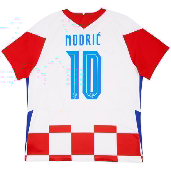 2020-21 Croatia Home Shirt Modric #10 - 7/10 - (XL)