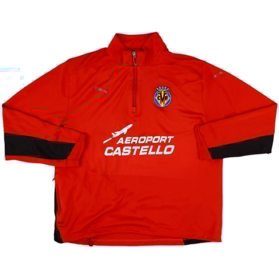 2007-08 Villarreal Puma 1/4 Zip Drill Top - 4/10 - (M)