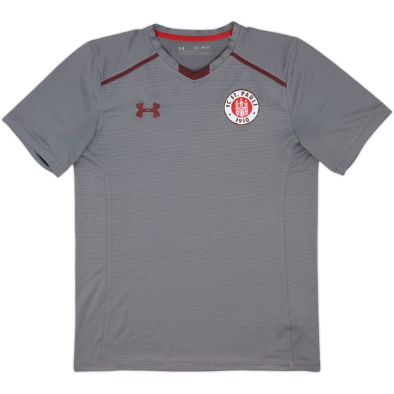 2017-18 St Pauli Under Armour Training Shirt - 8/10 - (XL.Boys)