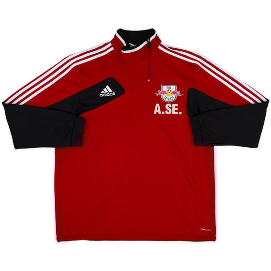 2012-13 RB Leipzig adidas Staff Issue 1/4 Zip Drill Top A. SE. - 5/10 - (XXL)