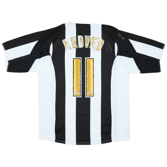 2004-05 Juventus Home Shirt Nedved #11 - 4/10 - (L)
