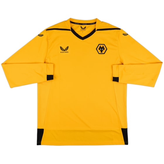 2022-23 Wolves Home L/S Shirt - 8/10 - (L)