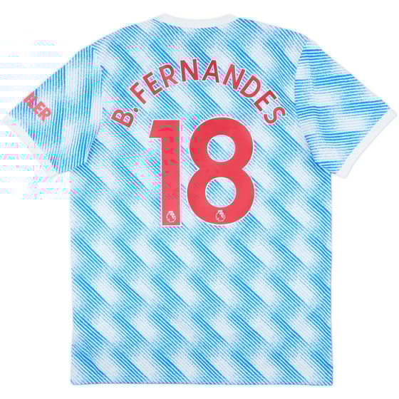 2021-22 Manchester United Away Shirt B.Fernandes #18