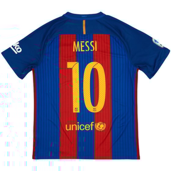 2016-17 Barcelona Home Shirt Messi #10 - 8/10 - (M)