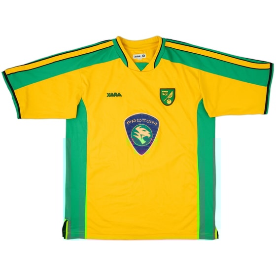 2003-05 Norwich Signed Home Shirt - 7/10 - (M)