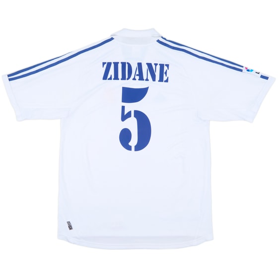 2001 Real Madrid Home Shirt Zidane #5 - 7/10 - (L)
