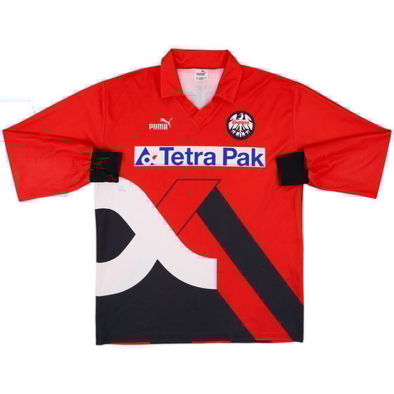 1993-94 Eintracht Frankfurt Home L/S Shirt - 7/10 - (L)