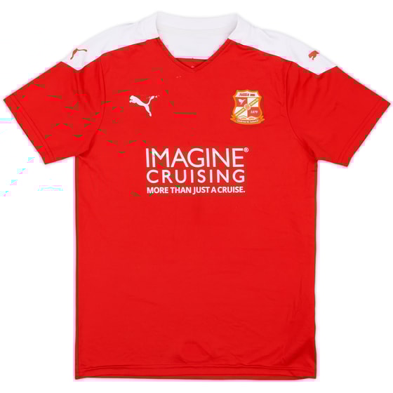 2020-21 Swindon Town Home Shirt - 6/10 - (L.Boys)