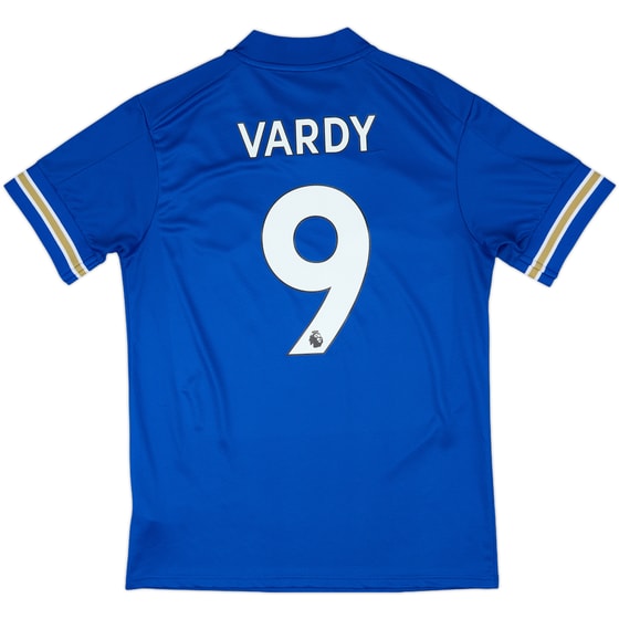 2020-21 Leicester Home Shirt Vardy #9 - 8/10 - (M)