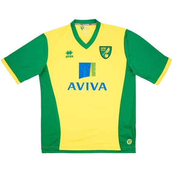 2013-14 Norwich Home Shirt - 5/10 - (XXL)