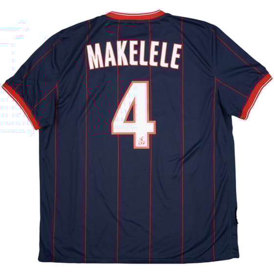 2009-10 Paris Saint-Germain Home Shirt Makelele #4 - 7/10 - (XL)