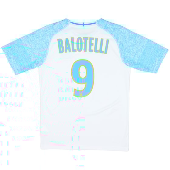 2018-19 Olympique Marseille Home Shirt Balotelli #9 - 10/10 - (S)