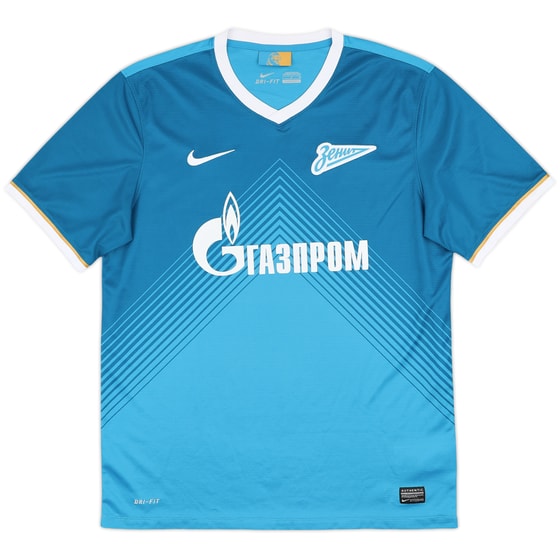 2013-14 Zenit St. Petersburg Home Shirt - 9/10 - (L)