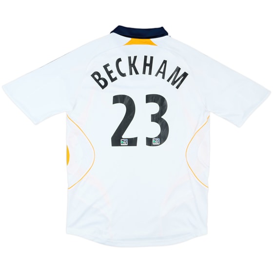 2007-08 LA Galaxy Home Shirt Beckham #23 - 5/10 - (M)
