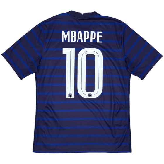 2020-21 France Home Shirt Mbappe #10 - 9/10 - (M)
