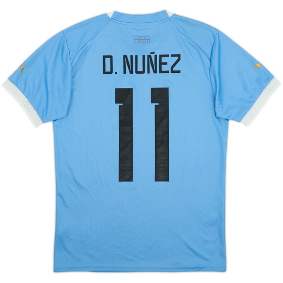 2022-23 Uruguay Home Shirt D. Nunez #11 - 7/10 - (S)