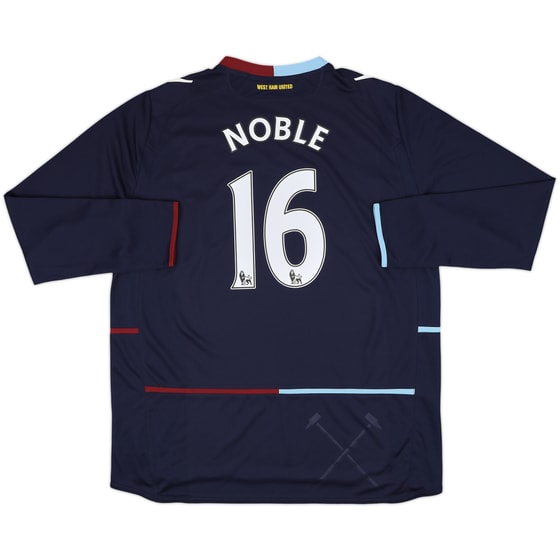 2012-13 West Ham Away L/S Shirt Noble #16 - 7/10 - (XXL)