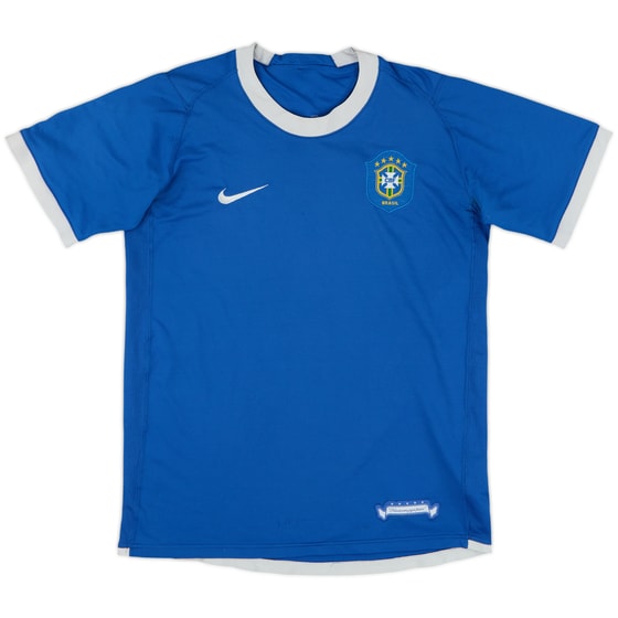 2006-07 Brazil Away Shirt - 4/10 - (L.Boys)