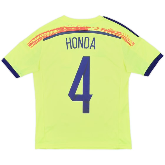 2014 Japan Away Shirt Honda #4 - 7/10 - (M.Boys)