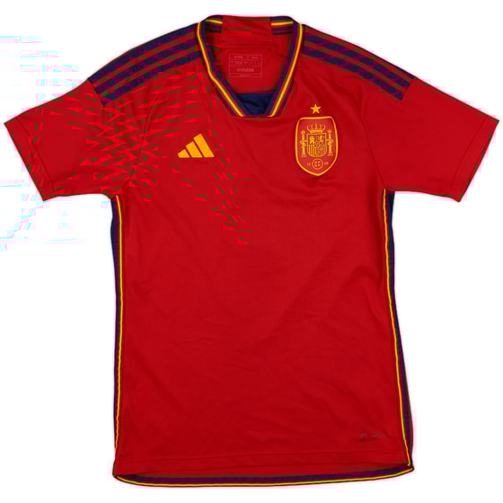 2022-23 Spain Home Shirt - 8/10 - (S)