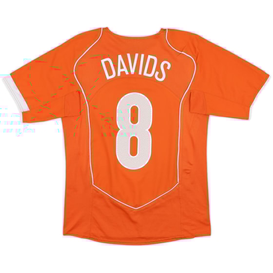 2004-06 Netherlands Home Shirt Davids #8 - 8/10 - (S)